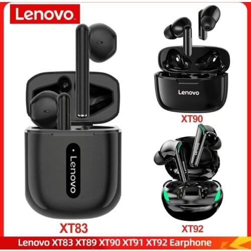 Original Lenovo XT83/XT89/XT90/XT91/XT92 Wireless Earphone Touch Control Gaming Earbuds Sports Headset 3D Stereo Bass with Mic