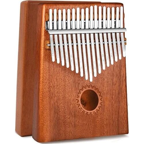 Kalimba 17 Keys Thumb Piano Mahogany Mbira Body Musical Instruments High Quality Handguard African Wood Finger Piano Beginner