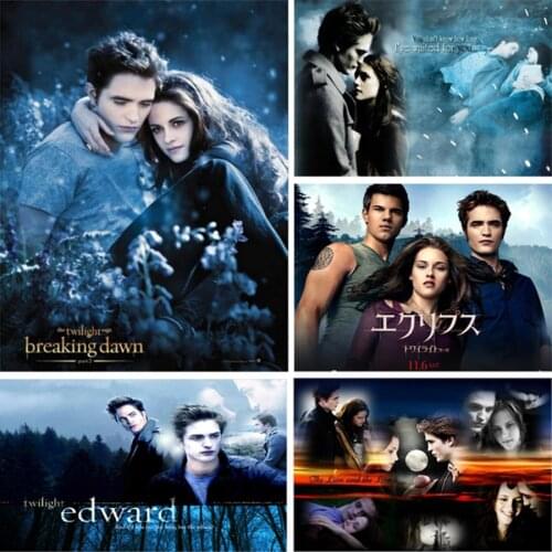 Full Square/Round Diamond Painting Twilight City movie poster 5D DIY Diamond Embroidery Art Kits Decorations Home