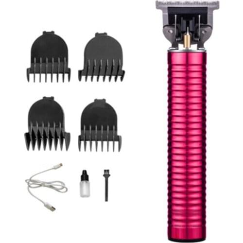 Professional Hair Clipper For Men USB Rechargeable Hair Trimmer Hair Sculpting Cutting Machine Timer Beard Cutter