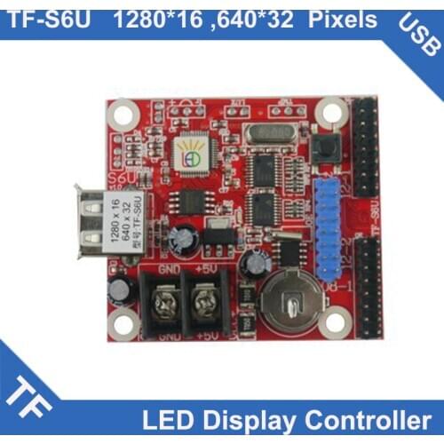 TF-S6U TF longgreat LED Display Control Card USB Port Asynchronous Single Dual Color