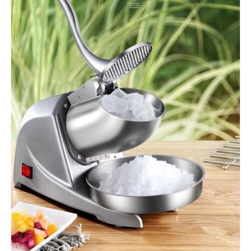 High efficiency low noise commercial small electric two-knife ice crusher J03