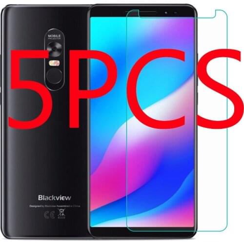 5PCS For Blackview Max 1 Tempered Glass 9H 2.5D Screen Protector ON Blackview Max1 Smartphone Glass Film Cover Guard