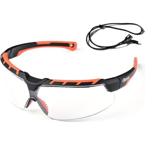 SAFEYEAR Anti Fog Safety Glasses Clear Scratch Resistant Work Glasses For Men and Women No-Slip Grips, Lab, Welding, Grinding