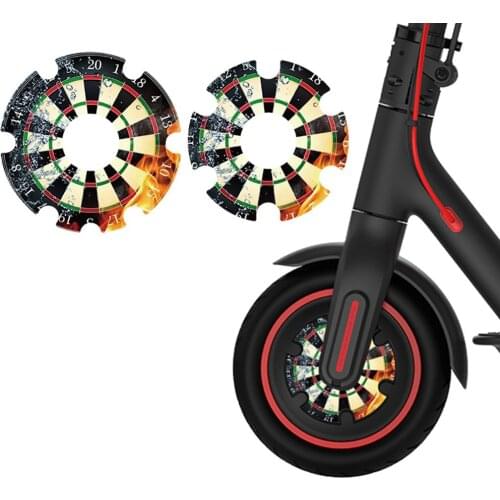 1 Pair Front Motor Protection Sticker DIY Accessories For Xiao*mi M365 1s Pro Electric Scooter Scratch-Proof Optional Color