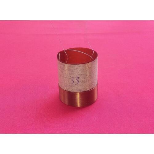 1 piece NEW ID: 33mm skeleton:KSV 8 ohm woofer Bass loudspeaker speaker voice coil 2 layer winding