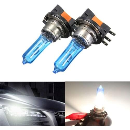 2X 55W H15 Xenon White Headlight Bulb DRL HID For AUDI/BMW/Ford VW GOLF