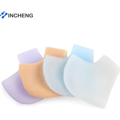 2Pcs Silicone Feet Care Socks Moisturizing Gel Heel Thin Socks with Hole Cracked Foot Skin Care Protectors Foot Care Tool