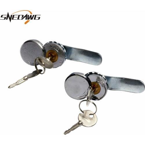 A40-1 Mini Cam Lock Zinc Alloy Mailbox Cam Lock with Water/Dust Proof Cover Safety Industrial Distribution Box Cabinet Lock