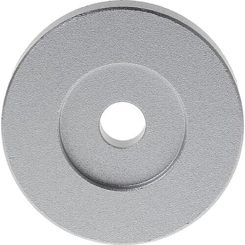 Record Turntable Adapter 45 RPM Aluminum Silver for 7\" Vinyl Technics SL1200 Series A6HE