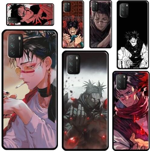 Choso Jujutsu Kaisen Anime For POCO X3 Pro F2 F3 M3 Case For Xiaomi Mi 11 Ultra Note 10 Lite Mi A3 9T 10T Pro Cover