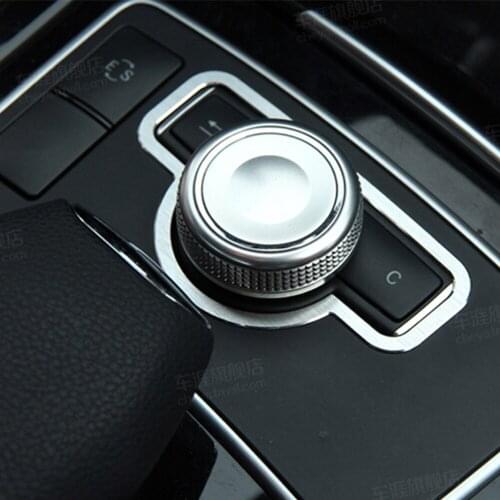 Chrome Styling Car Center Console Cover Trim For Mercedes Benz E Class 2011 2012 2013 E200L E260L E300L Interior Car Accessory