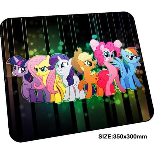 My little pony mousepad gamer 350x300x3mm gaming mouse pad Mass pattern notebook pc accessories padmouse Popular ergonomic mat