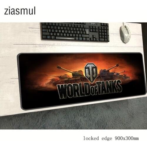 World of tanks mouse pad gamer best seller 900x300x2mm notbook mouse mat gaming mousepad large pad mouse PC desk padmouse