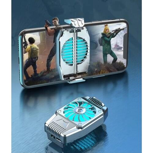 Mobile Phone USB Game Cooler System Cooling Fan Gamepad Holder Stand Radiator For iphone Huawei Xiaomi samsung phone