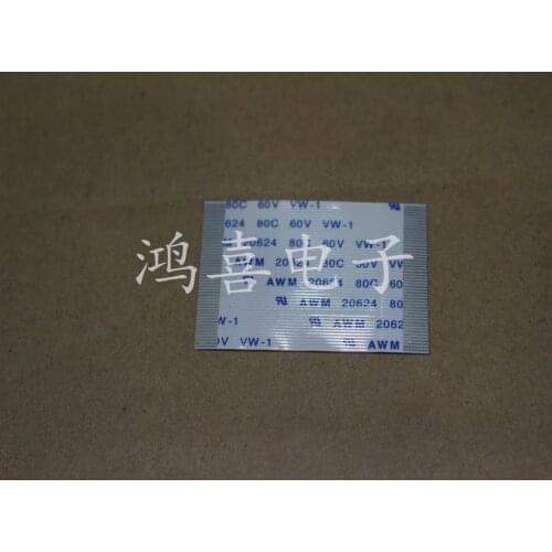 New 10Pcs FFC FPC Flexible Cable 0.5mm Pitch 50 Pins 40mm Length Forward AWM 20624 80C 60V VW-1 Wholesale