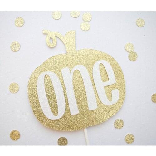 Personalised Pumpkin Cake Topper, 1st Birthday Cake Topper, Pumpkin 1st Birthday Theme, baby shower, First Birthday Cake topper
