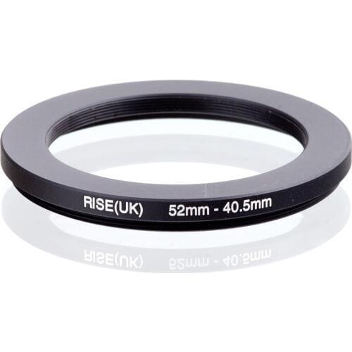 RISE(UK) 52mm-40.5mm 52-40.5mm 52 to 40.5 Step down Ring Filter Adapter black