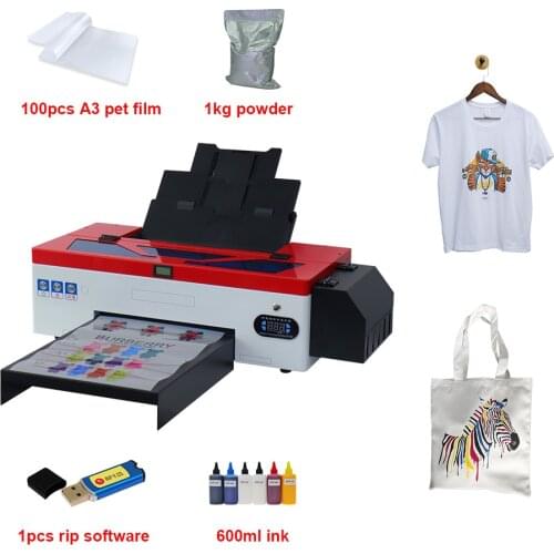A3 DTF Printer L1800C For Epson L1800 DTF Printer Directly Heat Transfer PET Film For T-shirt Hoodies Mask Shoes Cap Jeans