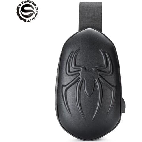 STAR FIELD KNIGHT Motorcycle Chest Bag Urban Casual Vintage PVC Waterproof Backpacks Moto Riding Package Motorbike Shoulder Bags