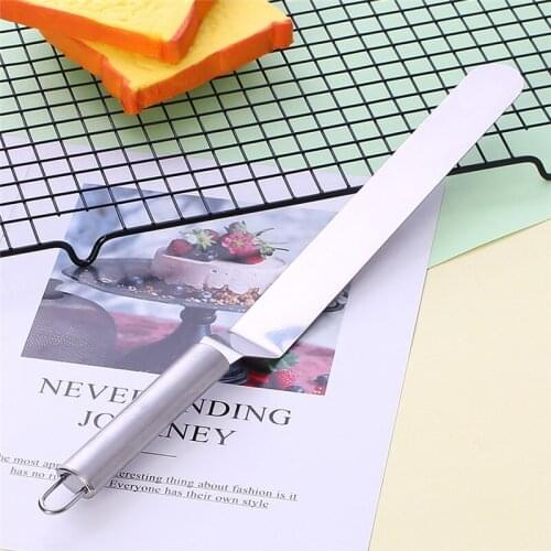 Stainless Steel Spatula Straight Butter Butter Scraper Cake Tool Fondant Baking Pastry Kitchen Tool Birthday Cake Cream Spatula