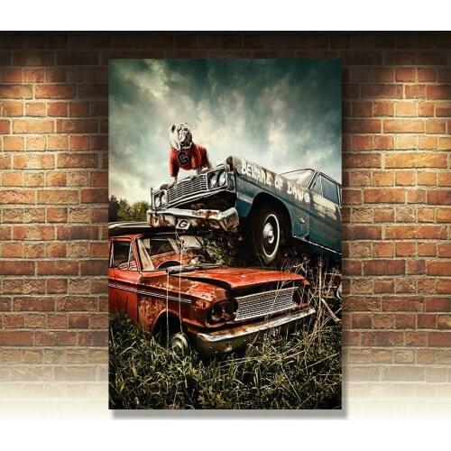 SCRAPYARD / JUNKYARD LARGE METAL TIN SIGN POSTER WALL PLAQUE