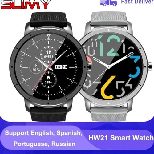 HW21 Smart Watch Men Women IP68 Waterproof Fitness Tracker Heart Rate Sleep Monitor Smartwatch for Android IOS PK Mibro Air HW22