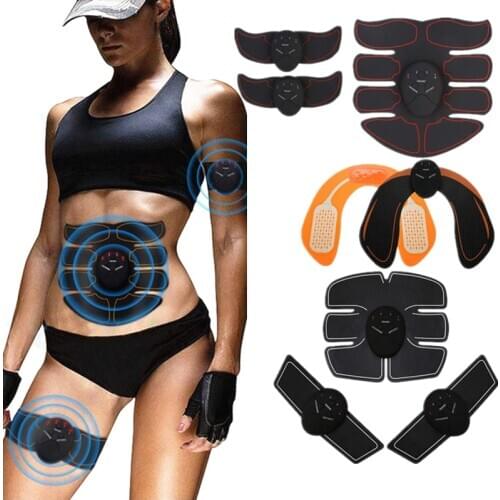 Ems Muscle ABS Stimulator Abdominal Hip Trainer Weight Loss relaxation Body Slimming Massager Body Shaping Belt With Retail Box