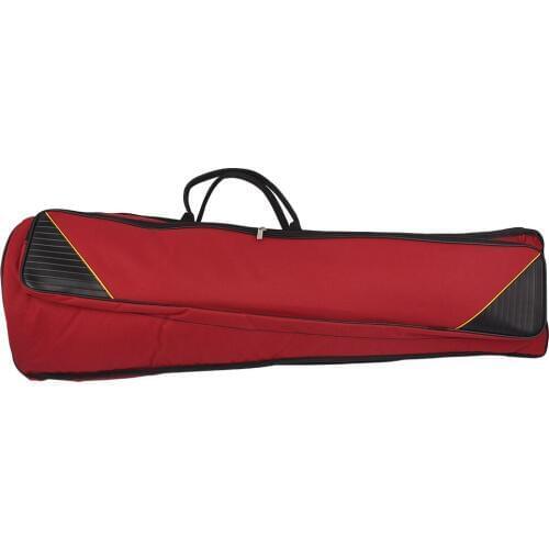 600D Water-resistant Trombone Gig Bag 3colors Oxford Cloth Adjustable Shoulder Straps Pocket 5mm Cotton Padded for Alto Trombone