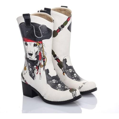 Streetfly 2021 new fashion Winter autumn colorful printed women Boots Non-slip sole Waterproof orthopedic boots