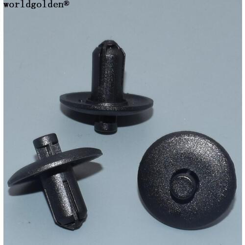 Worldgolden 100pcs plastic fastener for Radiator Upper Panel/ Front Bumper Panel Retainer for Audi Q3/Q5 4D0-807-300
