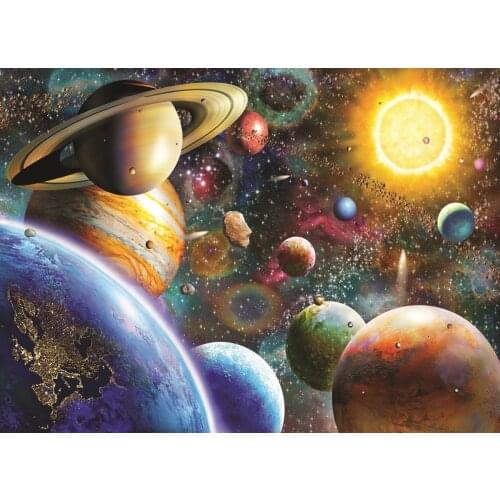 At Jigsaw Puzzle 1000 Pcs Planets in Space Adult&Kids Toy Educational Entertaintment Landscape Fun Nature Games