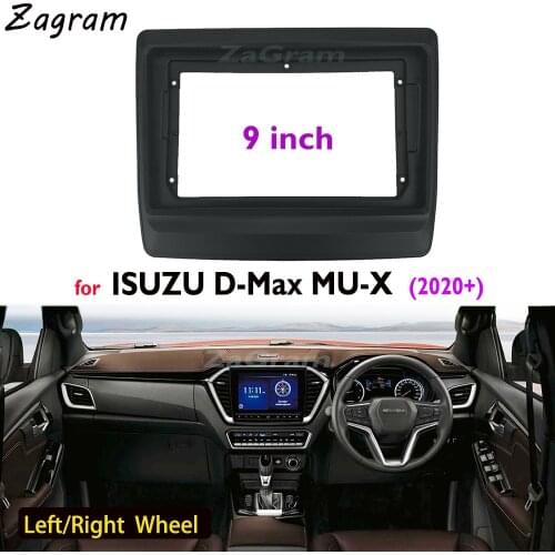 9 Inch 2 Din Car Video Fascia for ISUZU D-Max MU-X 2020 Panel Player Audio Dashboard Frame Dashboard Mount Kit