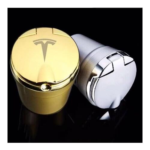 Car Ashtray Car Refitting Lnterior Dedicated Car Supplies Car Ashtray For Tesla Mode series Mode3 ModeS ModeX ModeY