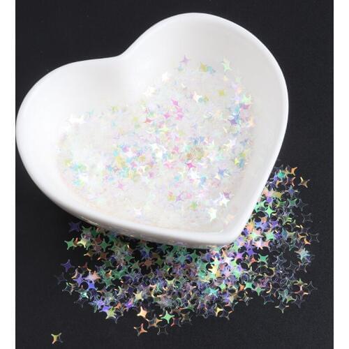 Nail Glitter Flakes Colorful Transparent Paillettes Snowflake Sequins Ultrathin Paillette For Nail Art Decoration Wholesale