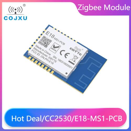CC2530 Zigbee Module IO 2.4Ghz 2.5mW PCB Antenna IoT uhf Mesh Network Wireless Transceiver Transmitter Receiver E18-MS1-PCB