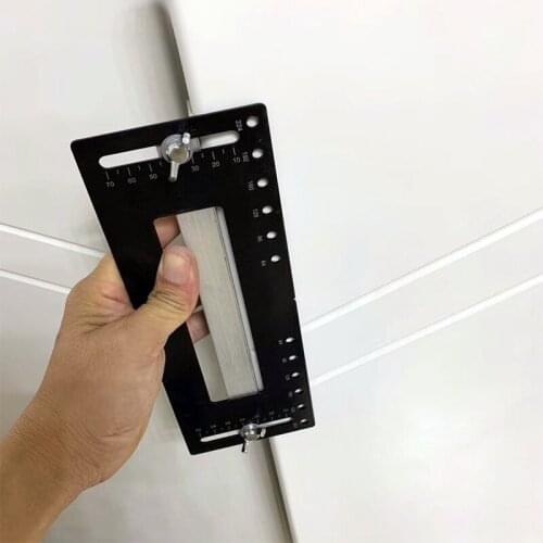For installation door handle Cupboard Furniture Hardware Install Guide auxiliary artifact handle Hole locator Woodworking tool