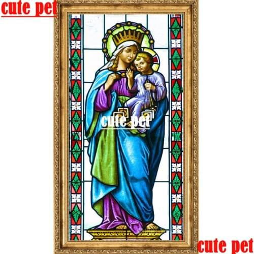DIY Mosaic Diamond Painting Virgin Mary wallpaper Cross-stitch Diamond 5d diamond painting diamond full diamond Home Wall Decor