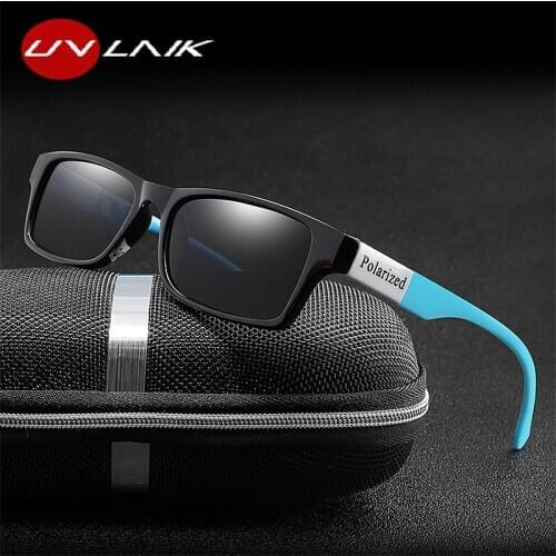 UVLAIK Classic Punk Sunglasses Men Brand Designer Sunglasses Men Vintage Sun Glasses for Men Outdoor Driving Mirror UV400