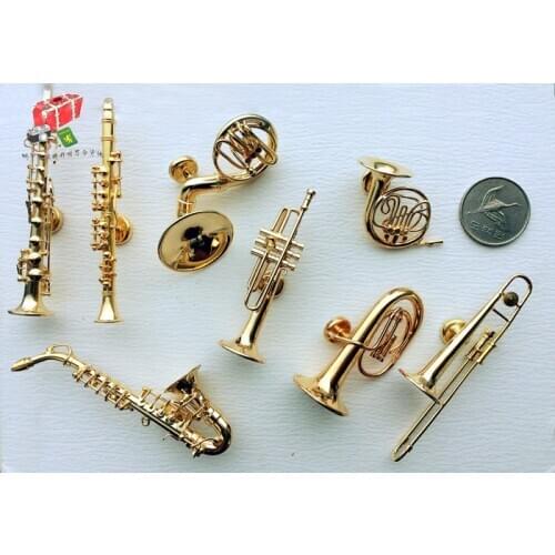 Fridge Magnet Miniature Violin Model Mini Guitar Piano Replica Mini Musical Instrument Ornaments Christmas Gifts