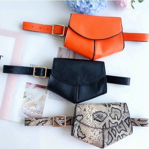 Mini Women Disco Waist Bag Belt Bags Pouch Phone Fanny Packs Purse Travel Bag Leather 2019 hot
