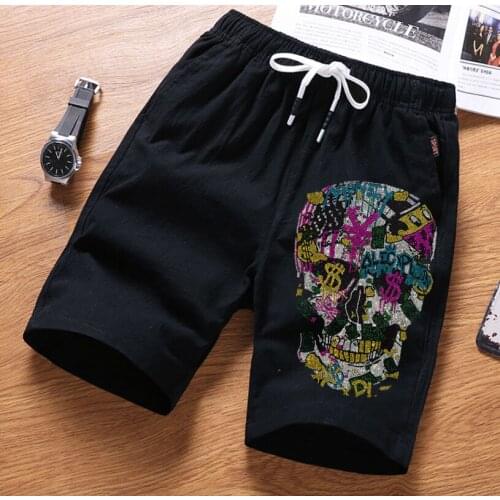 Hot drill summer Men short Pants Hip Hop short fashion New Male short Mens Solid short Pants Rhinestones 2020 new style
