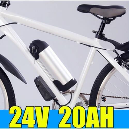 24V 20AH Kettle Cylindrical Aluminum alloy Lithium Battery Pack , 29.4V Electric bicycle Scooter E-bike Free Shipping