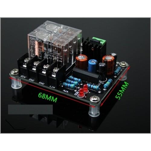 Speaker protection board UPC1237 dual parallel relay