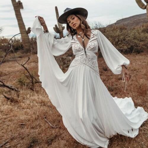 Sharon Said Chiffon Wedding Dresses