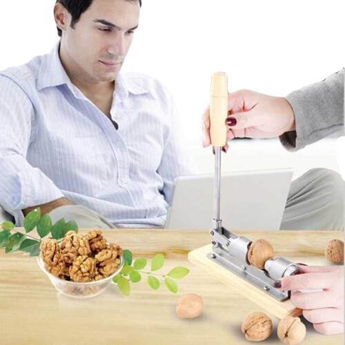 Heavy Duty Pecan Filbert Walnut Nut Hazelnut Hazel Cracker Nutcracker Clamp Plier Sheller Crack almond Kitchen Clip Tool Machine