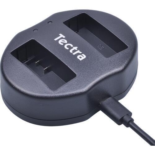 Tectra LP-E8 LPE8 Dual USB Charger for Canon EOS 550D 600D 650D 700D kiss X4 X5 X6i X7i Rebel T2i T3i T4i T5i