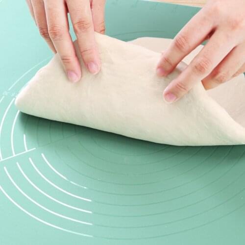 Thicken Silicone Baking Mat Dough Kneading Rolling Pad Silicone Kitchen Kneading Dough Mat Cookie Cake Baking Mat
