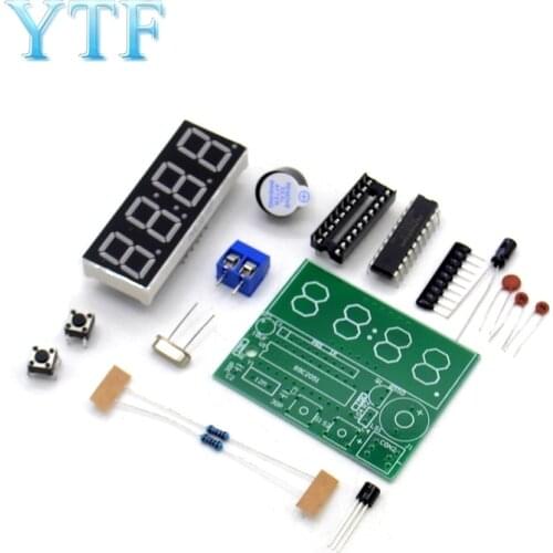 High Quality C51 4 Bits Electronic Clock Electronic Production Suite DIY Kits