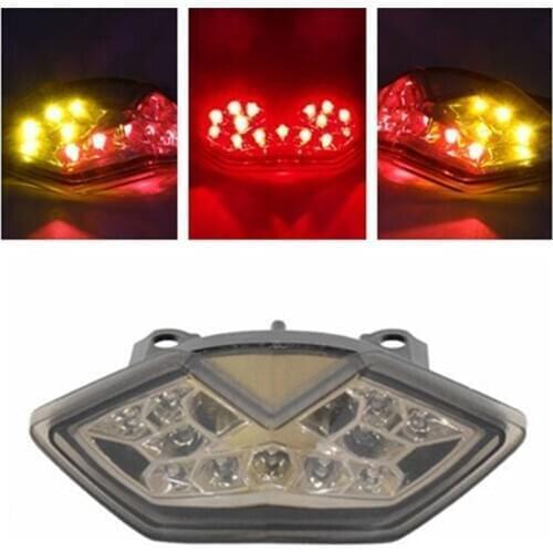 Waase Motorbike For Kawasaki Versys 650 KLE650 2010-2020 Rear Tail Light Brake Turn Signals Integrated Led Light